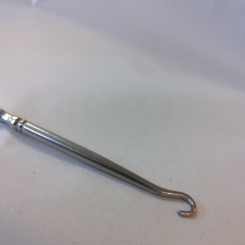 Antique Victorian Sterling Button Hook Steampunk … - image 6